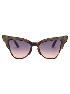 Dsquared2 Eyewear Cat Eye Frame Sunglasses