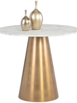 Damon Bistro Table, Gold