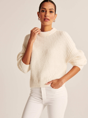 Eyelash Mockneck Sweater