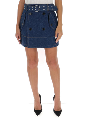 Junya Watanabe Denim Mini Skirt