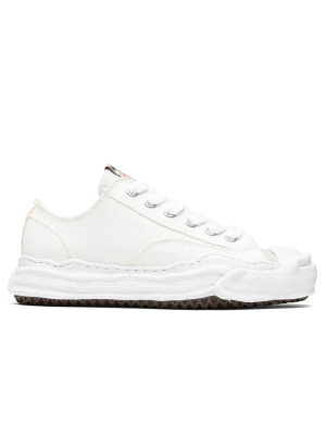 Maison Mihara Yasuhiro Original Sole Toe Cap Low Sneaker - White