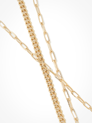 Ae Gold Chain Bracelets 3-pack