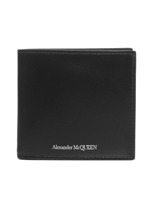 Alexander Mcqueen Logo Print Bifold Wallet