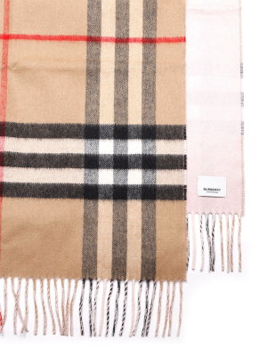 Burberry Reversible Check Scarf