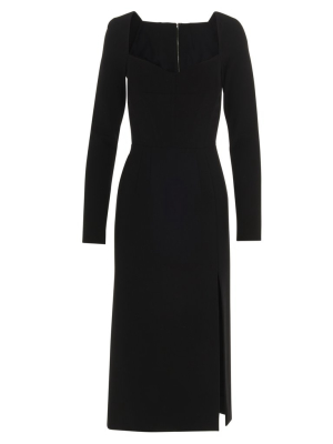 Dolce & Gabbana Fitted Long-sleeve Dress