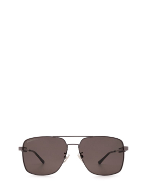 Balenciaga Eyewear Logo Detailed Square Frame Sunglasses