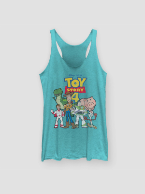 Women's Toy Story Graphic Tank Top (juniors') - Tahiti Blue