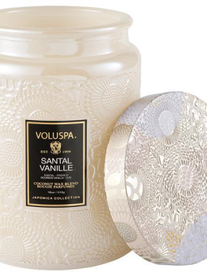 Santal Vanille Large Jar Candle