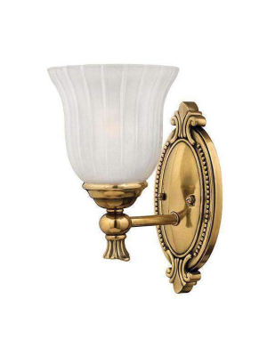 Bath Francoise Bath Sconce Burnished Brass