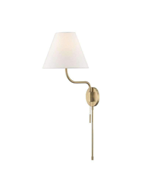 Patti 1 Light Wall Sconce With Plug