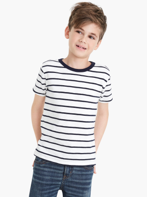 Boys' Short-sleeve Tee In Classic Stripe