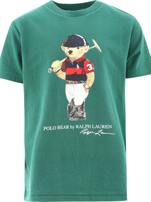 Ralph Lauren Kids Polo Bear Print T-shirt