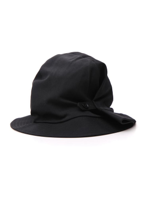 Yohji Yamamoto Side Button Fold Bucket Hat