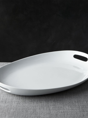 Oval Platter With Handles