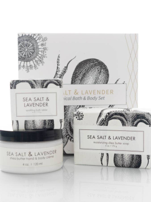 Sea Salt & Lavender Botanical Set