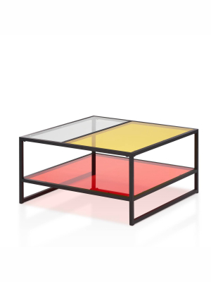 Denver Coffee Table Red - Mibasics