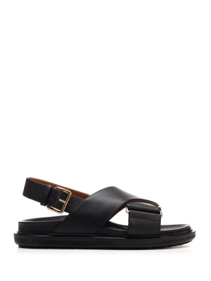 Marni Criss-cross Fussbett Sandals