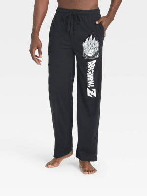 Men's Dragon Ball Z Lounge Pajama Pants - Black