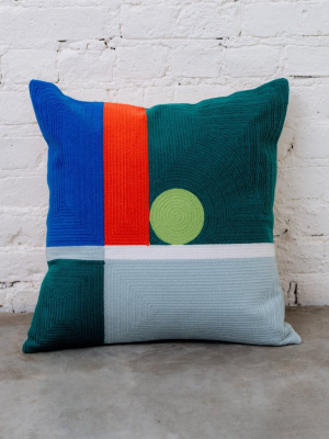 Embroidered Pillow - Dot