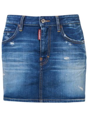 Dsquared2 Denim Mini Skirt