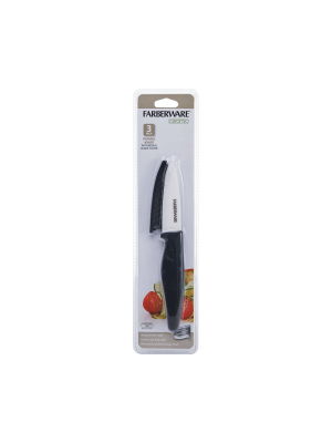 Farberware 3" Ceramic Paring Knife With Blade Cover