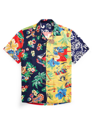 Ralph Lauren Short Sleeve Rayon Hawaiian Shirt