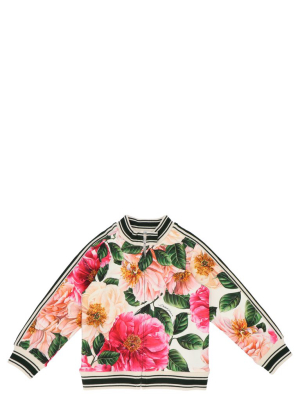 Dolce & Gabbana Kids Camellia Print Interlock Sweatshirt