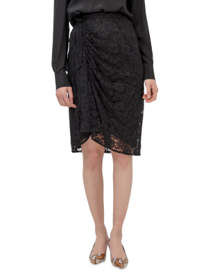 Pinko Lace Midi Skirt