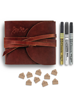 Third Year Leather Anniversary Gift Set - For Them