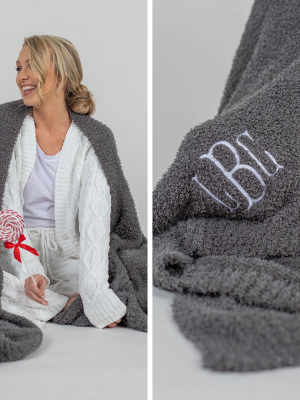 Iconic Comfort Gray Microfiber Blanket