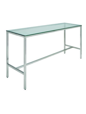 Verona Bar Table, Clear