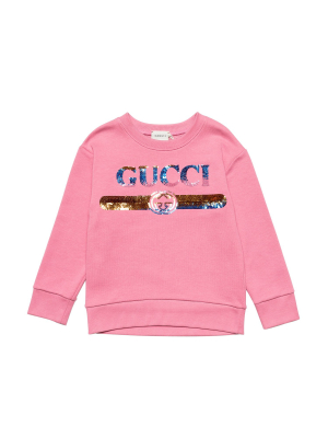 Gucci Kids Original Sequins Sweatshirt