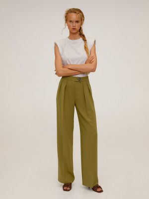 Dart Palazzo Pants