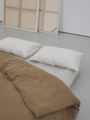 Deiji Studios - Pillow Slips In Botanical Stripe