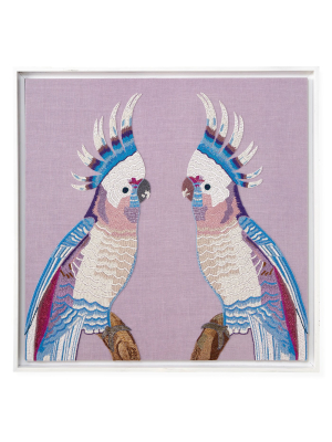 Parrots Beaded Wall Art