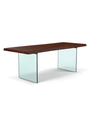 Brooks Dining Table - Glass Base