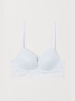 Soft-cup Lace Push-up Bra