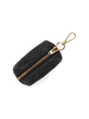 Onyx Waxed Canvas Waste Bag Dispenser