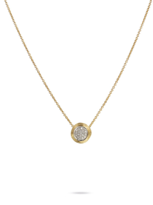 Marco Bicego® Jaipur Collection 18k Yellow And White Gold Diamond Bead Pendant