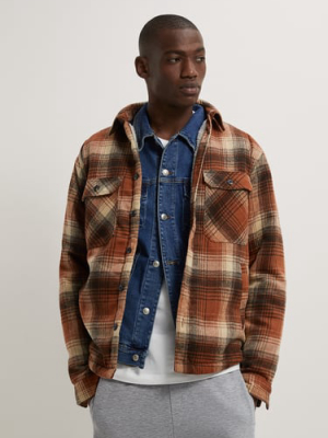 Fleece Plaid Overshirt