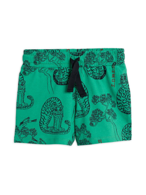 Mini Rodini Tigers Shorts - Green