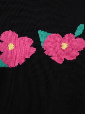 Rixo Floral Intarsia Knit Jumper