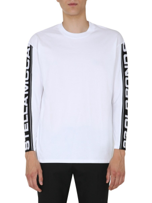 Stella Mccartney Logo Tape Long Sleeve Top