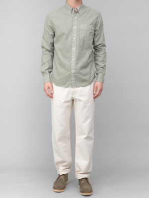 Beach Oxford Button Down Olive Drab