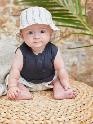 Striped Baby Sun Hat