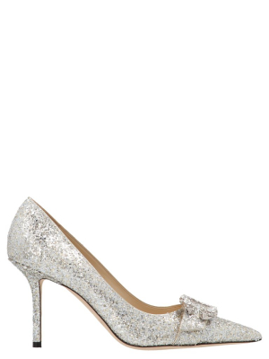 Jimmy Choo Saresa 85 Glitter Pumps