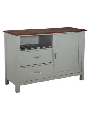 Small Space Living Server Light Gray - Intercon