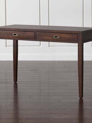 Morris 48" Chocolate Brown Writing Desk