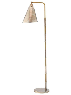 Vilhelm Reading Lamp In Antique Brass/silver