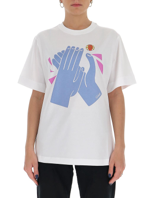 Chloé Clap For Her Graphic Print T-shirt